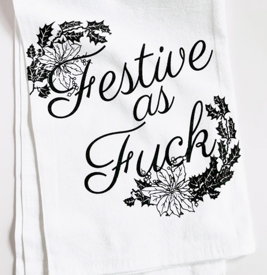 Kitchen Towel - Festive AF