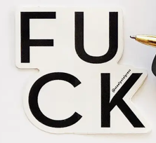 Sticker - F*CK