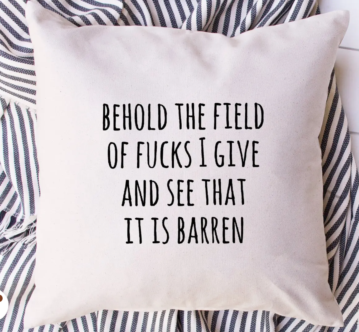 Pillow - Behold the Field of F*cks and See it Is Barren